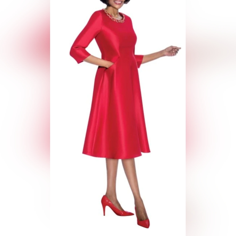 Terramina Church Dress With Pockets Size 18.